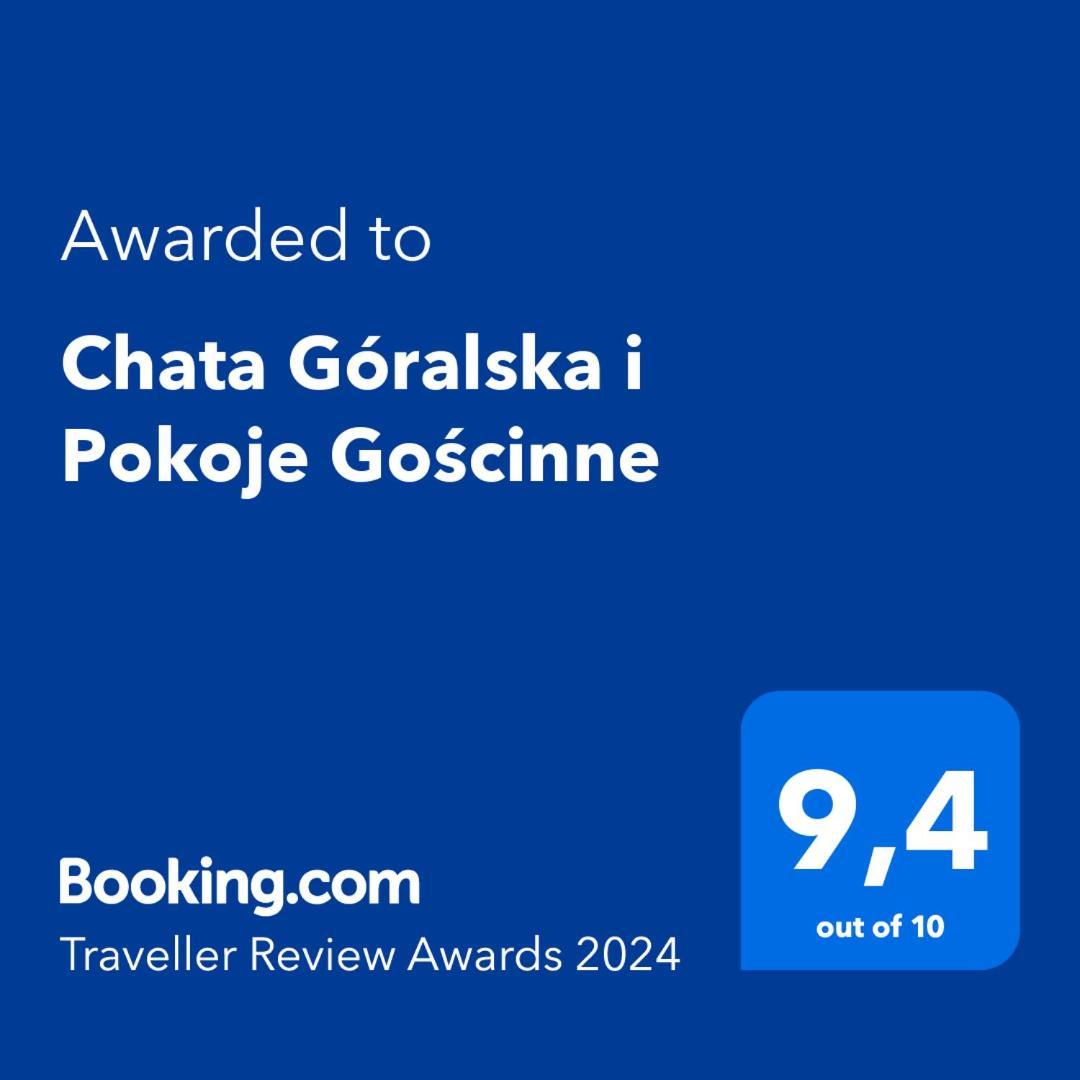 שיצ'וצ'ינק Chata Goralska I Pokoje Goscinne מראה חיצוני תמונה